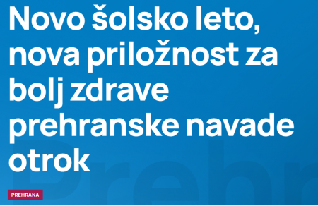 Značilnosti organizirane vrtčevske prehrane